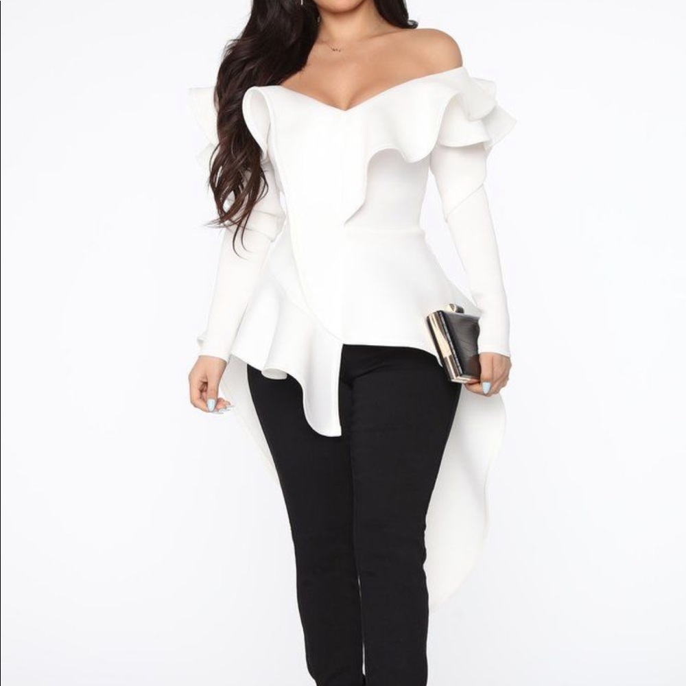 Forever Mine Ruffle Top - Never Worn. New With Tags.